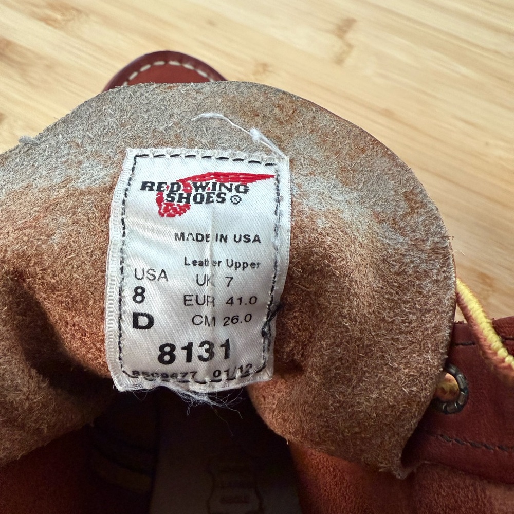 Red Wing Oro Russet 8131 Moc Toe - Picture 7 of 9